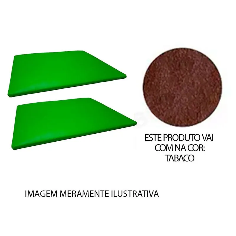 Kit 2 Camas Pet C- Base em Mdf e Estofamento em Korino Impermeavel Lavavel -cor:Tabaco