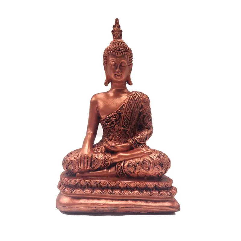 Buda Hindu G Cobre em Resina