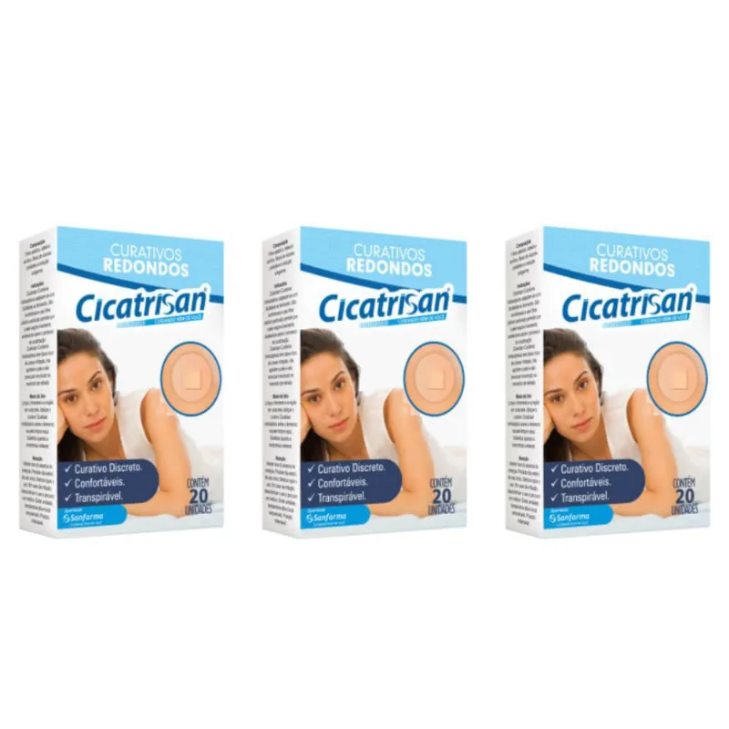 Sanfarma Sancare Curativos Redondo C-20 (Kit C-03)