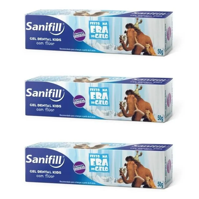 Sanifill Kids Time Gel Dental 50g (kit C-03)