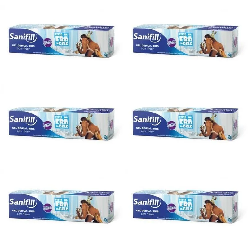 Sanifill Kids Time Gel Dental 50g (kit C-06)
