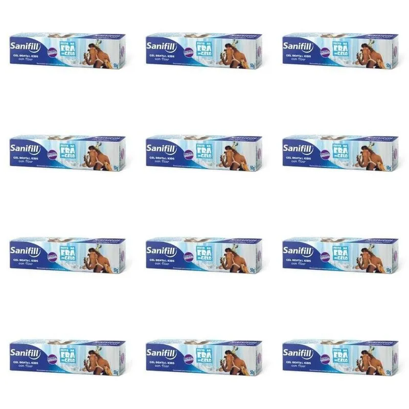 Sanifill Kids Time Gel Dental 50g (kit C-12)