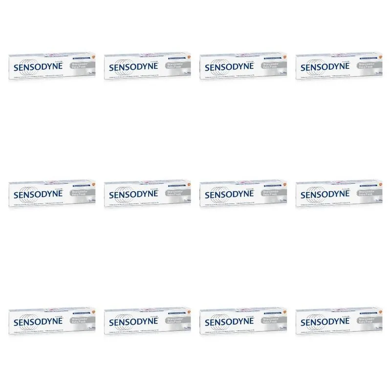 Sensodyne Branqueador Extra Fresh Creme Dental 90g (kit C-12)