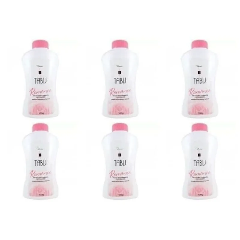Tabu Romance Talco 100g (Kit C/06)