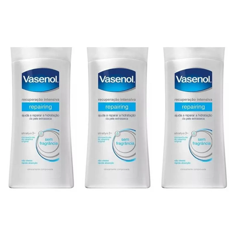 Vasenol Reparador Locao Hidratante 200ml (Kit C-03)