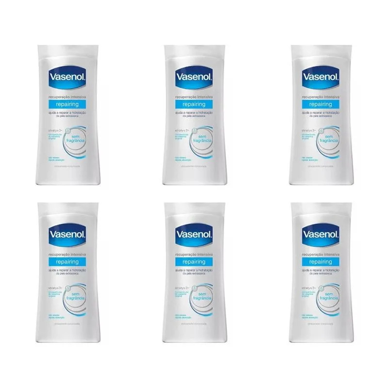 Vasenol Reparador Locao Hidratante 200ml (kit C-06)