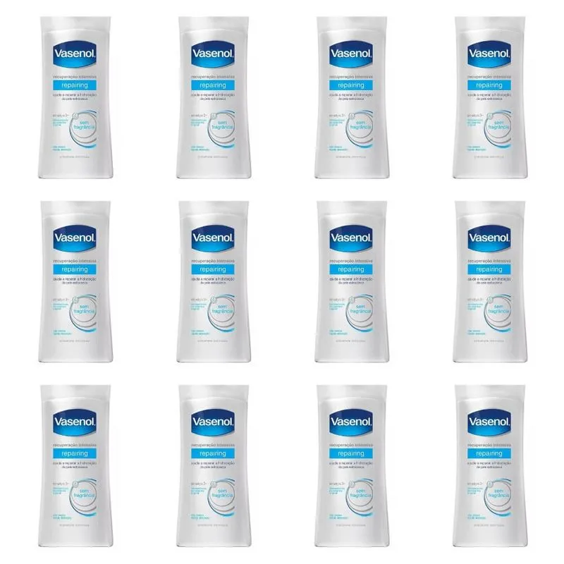 Vasenol Reparador Locao Hidratante 200ml (kit C-12)
