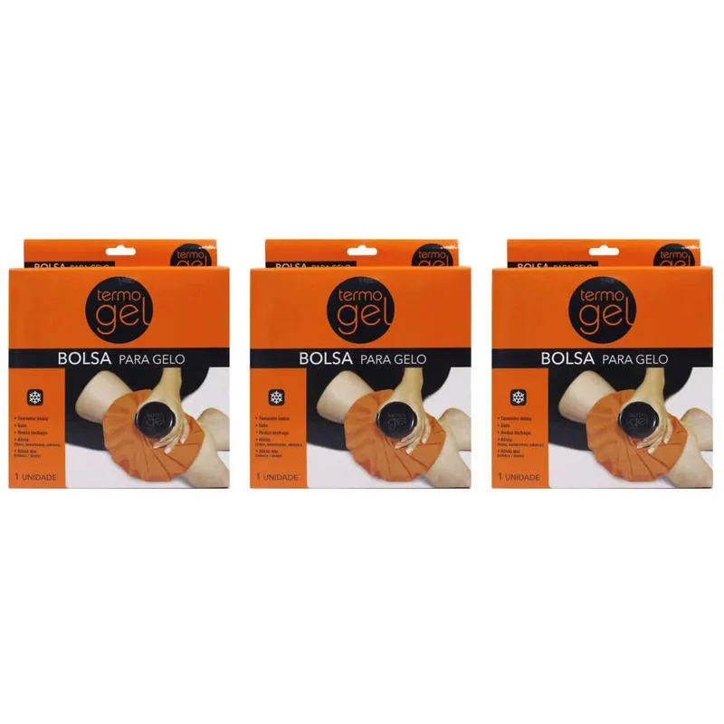 Termogel Bolsa P/ Gelo (Kit C/03)