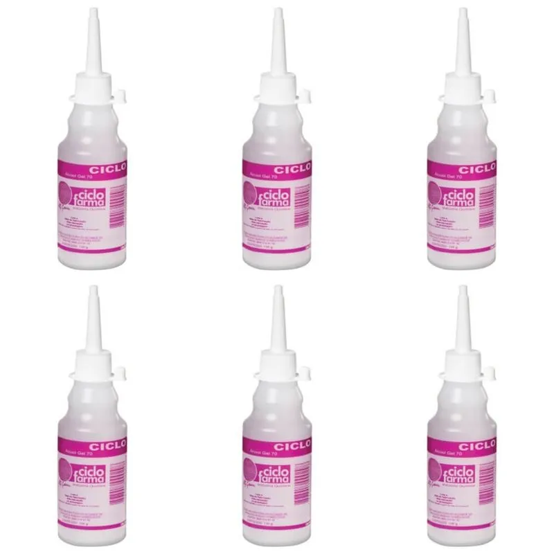 Ciclo Farma ALcool 70% EtILico Almotolia 100ml (Kit C-06)
