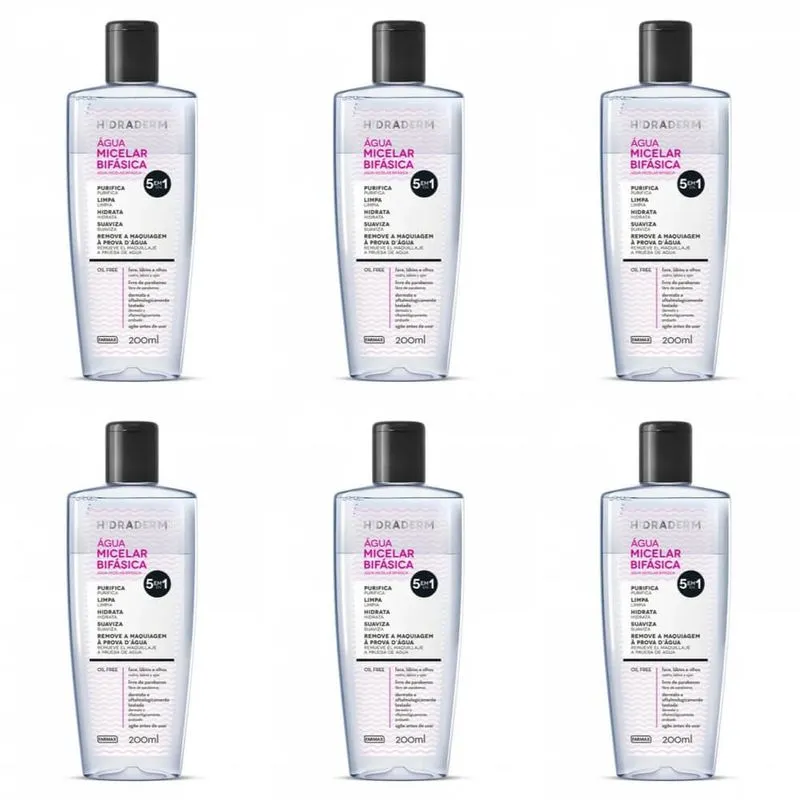 Farmax Hidraderm AGua Micelar BifASica 200ml (Kit C-06)