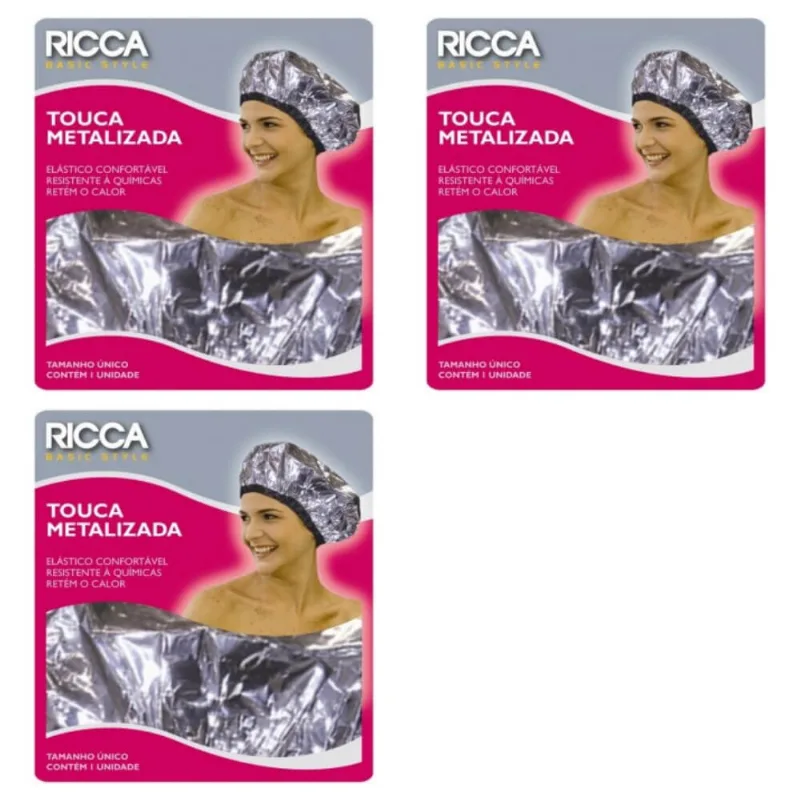Ricca Touca Metalizada (Kit C-03)
