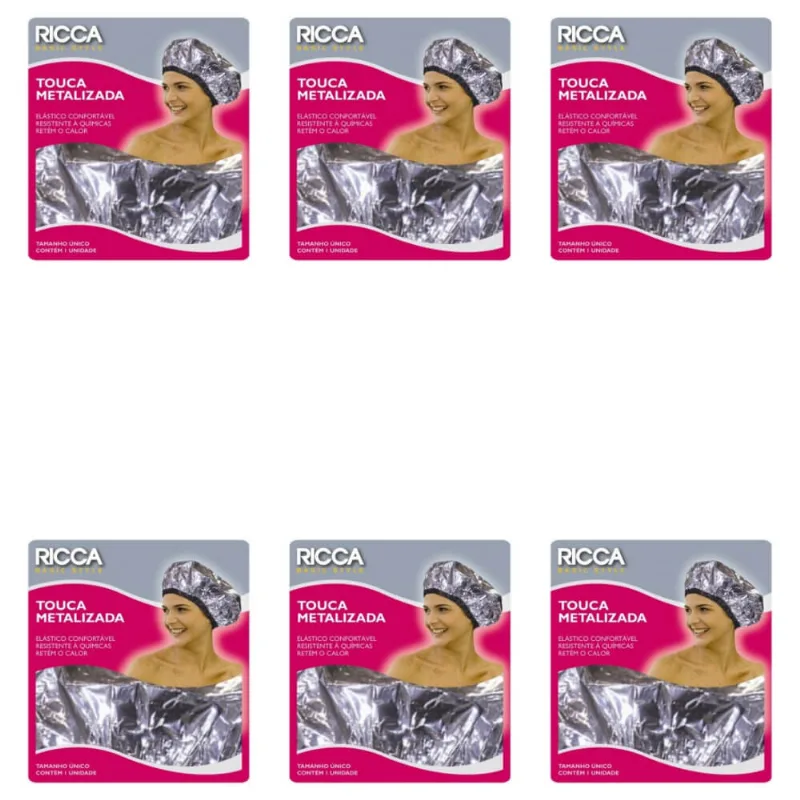 Ricca Touca Metalizada (Kit C-06)