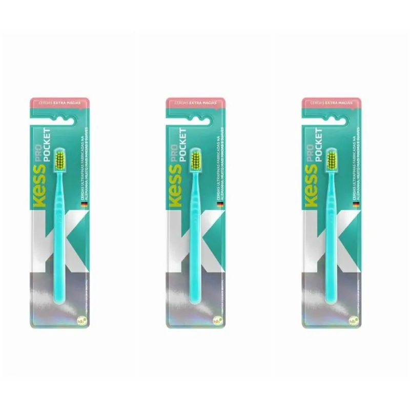 Kess Pro Escova Dental Pocket (kit C-03)