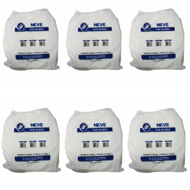 Neve Gaze Em Rolo Tipo Queijo 9f 91cmx91m (Kit C/06)