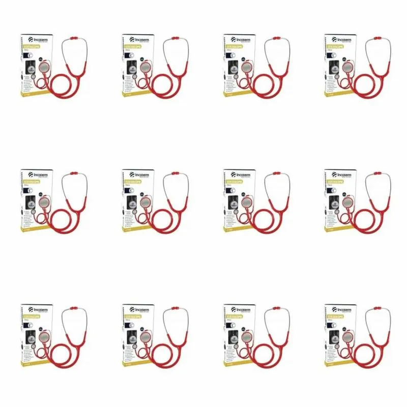 Incoterm EstotoscOPio ClINico Vermelho (Kit C-12)