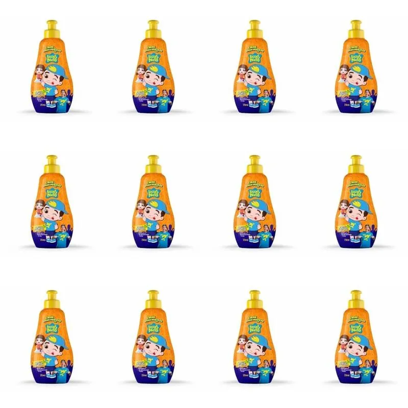 Cia Da Natureza Luccas Neto Cachos Creme P- Pentear 250ml (Kit C-12)