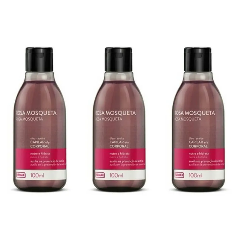 Farmax OLeo Capilar E Corporal Rosa Mosqueta 100ml (Kit C-03)