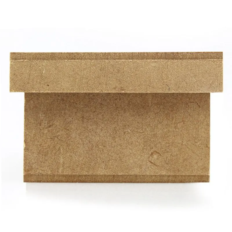 Kit de Caixas Tampa Sapato de mdf Madeira Crua 07 x 07 x 05 cm - Quantidade: 10 unidades