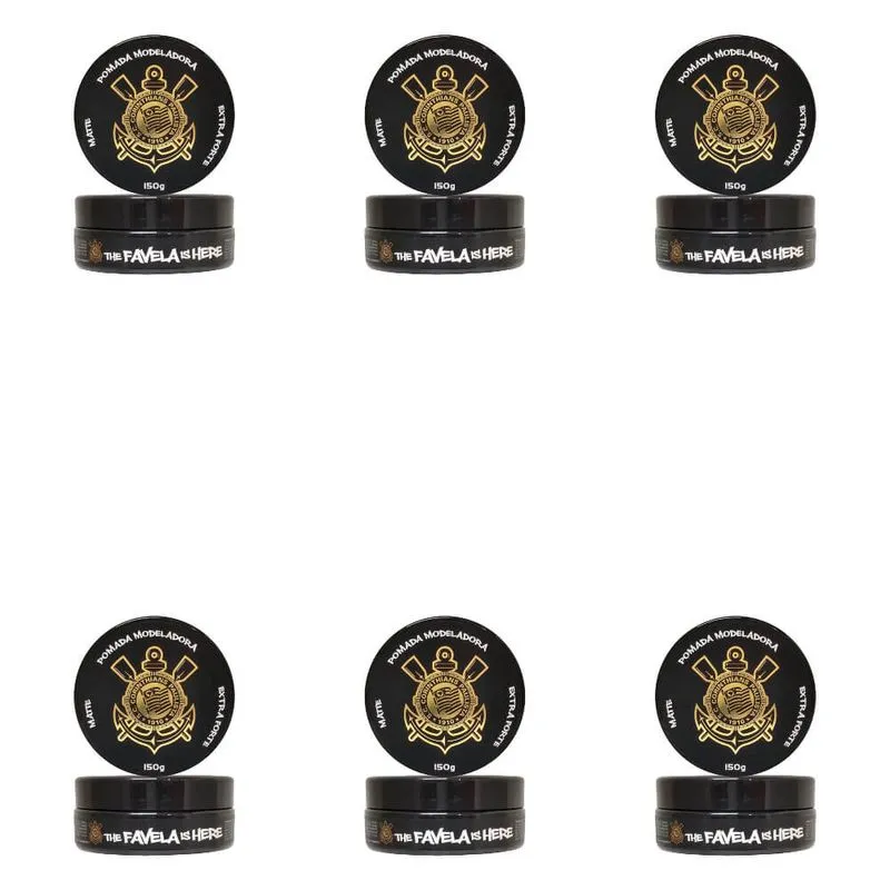 Yelsew Corinthias Pomada Modeladora Matte 150g (Kit C/06)