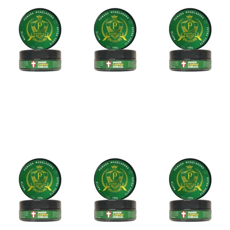 Yelsew Palmeiras Pomada Modeladora Matte 150g (Kit C/06)