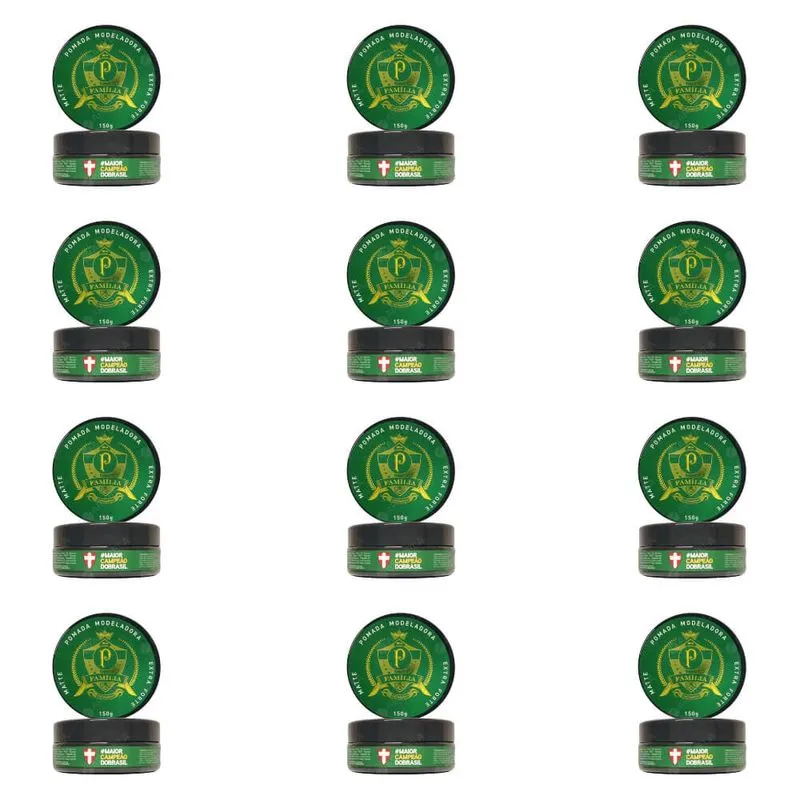 Yelsew Palmeiras Pomada Modeladora Matte 150g (Kit C/12)
