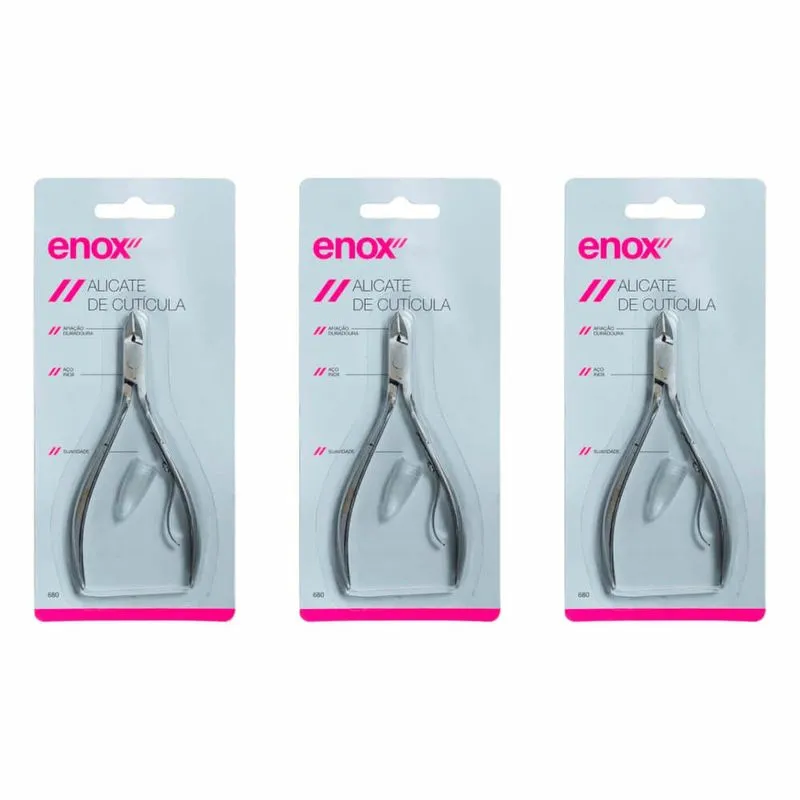 Enox Alicate P/ Unha (Kit C/03)