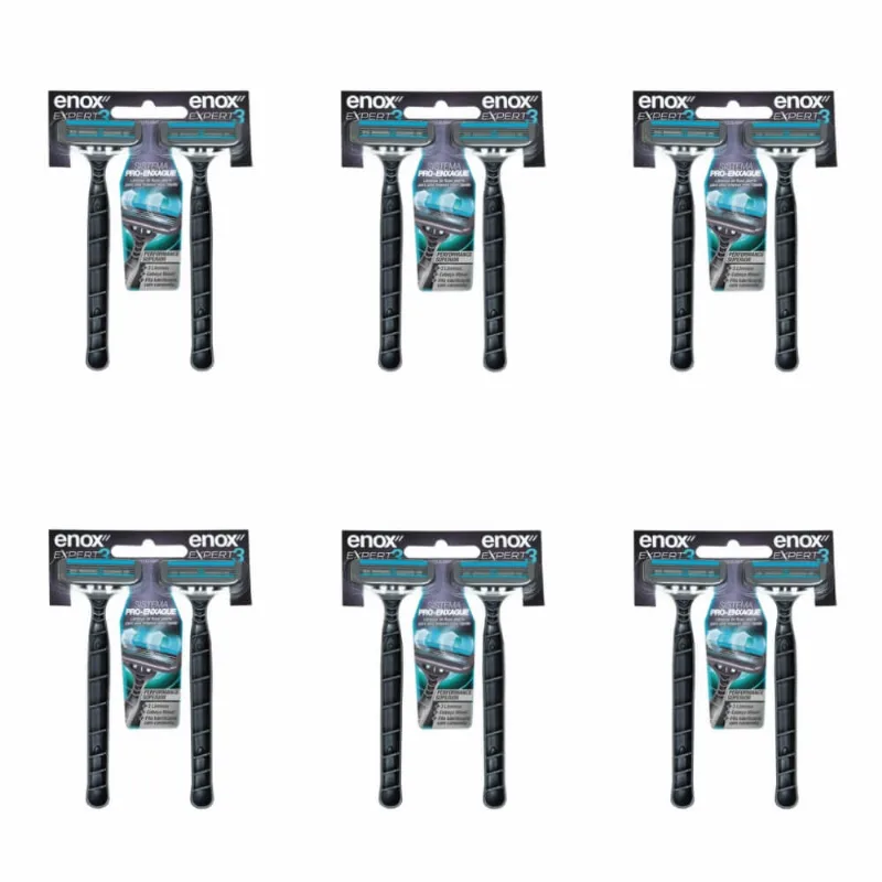 Enox Expert 3 Aparelho De Barbear C/2 (Kit C/06)