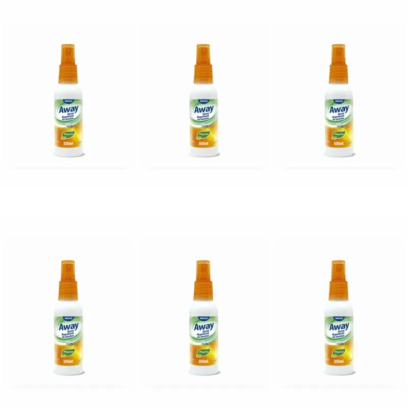 Pharma Away Repelente De Inseto Spray 100ml (Kit C/06)