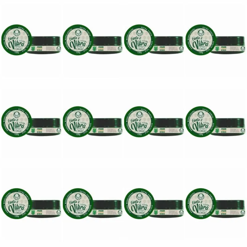 Yelsew Pomada Modeladora Eeito Teia Palmeiras 130g (Kit C/12)