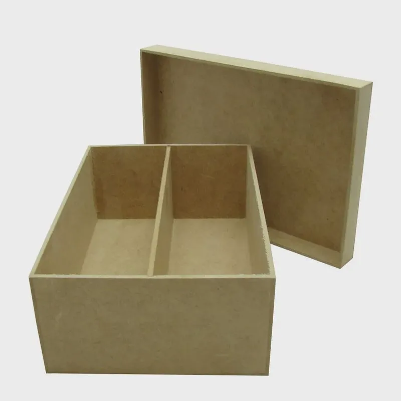 Caixa Mini Chandon 1 Taça de mdf Madeira Crua - Tamanho: 22 x 15 x 8
