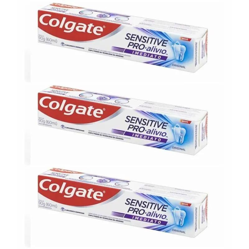 Colgate Sensitive Pro Alivio Creme Dental 90g (kit C-03)