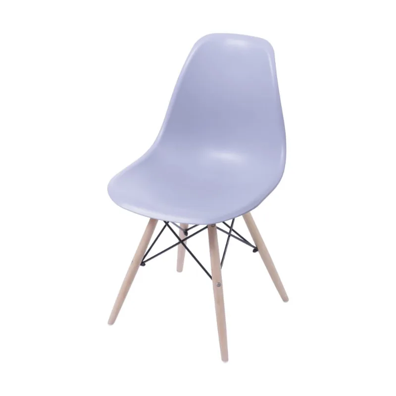 Cadeira Eiffel Cinza Base Clara