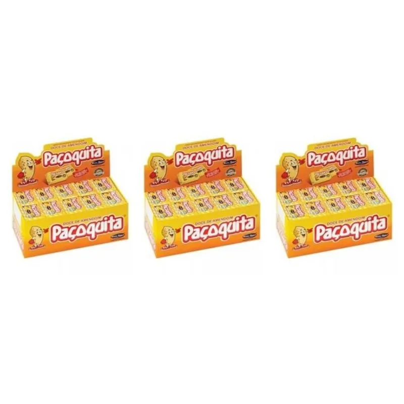 PaÇOquita Quadrada C/50 (Kit C/03)