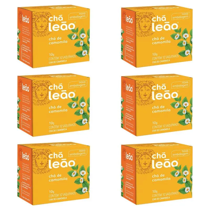 LeÃO Camomila ChÁ C/10 (Kit C/06)