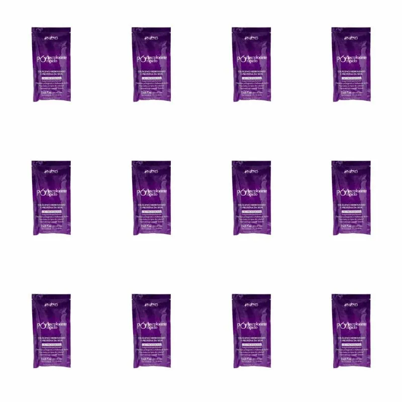 Amend ColÁGeno/ProteÍNa Da Seda PÓ Descolorante 50g (Kit C/12)