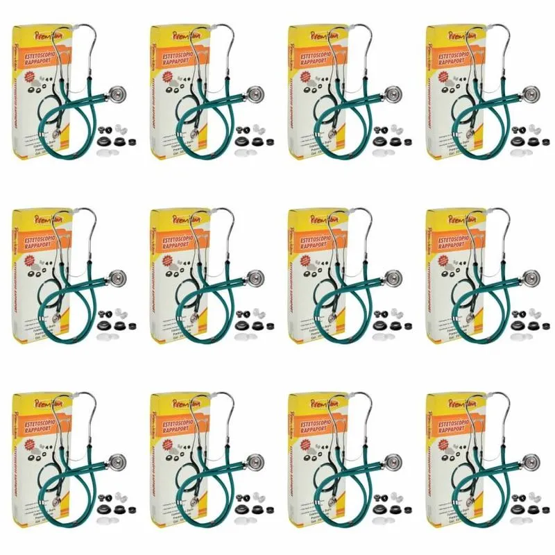 Premium Estetoscopio Rappaport Verde (Kit C-12)