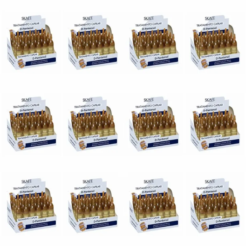 Skafe Ampola D Pantenol 24x10ml (kit C-12)