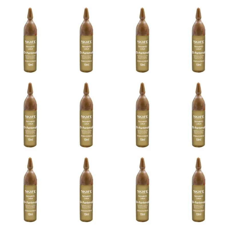 Skafe Tratamento Capilar D-Pantenol 10ml (Kit C/12)