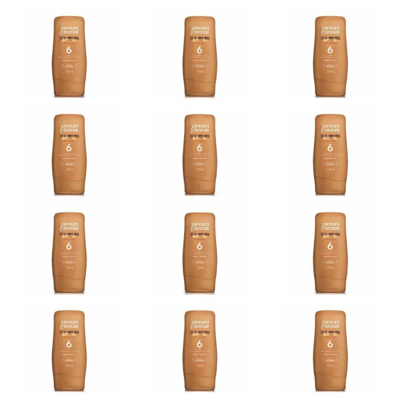 Cenoura Bronze Fps6 LoCAO Bronzeadora 110ml (Kit C-12)