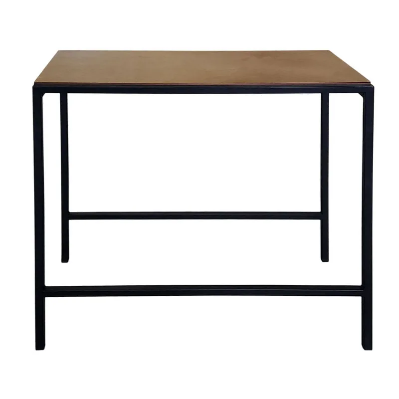 Mesa Lateral Memphis Mel e Preta 60cm