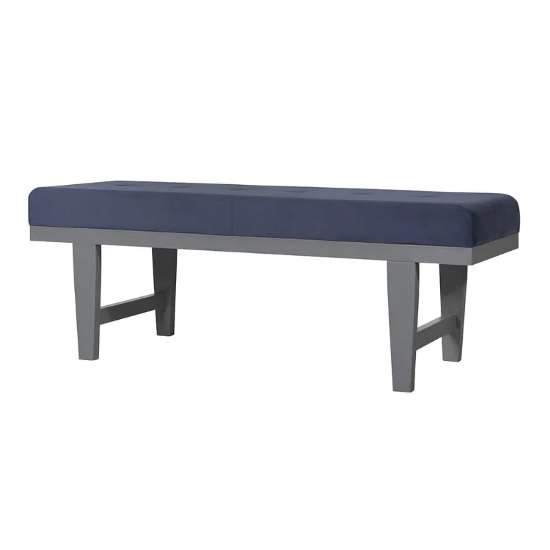 Banco Hannover Azul Marinho com Base de Concreto 2,00m