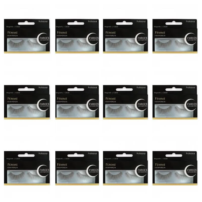 Fhaces Cilios Loiro (Kit C-12)