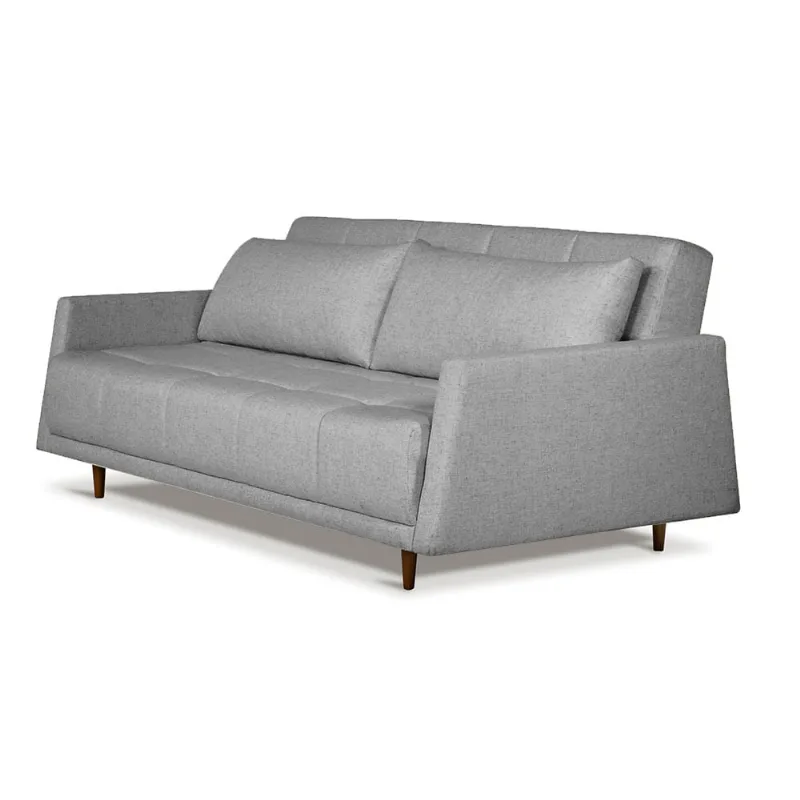 Sofá Cama Malone Cinza Mescla - 2,08m