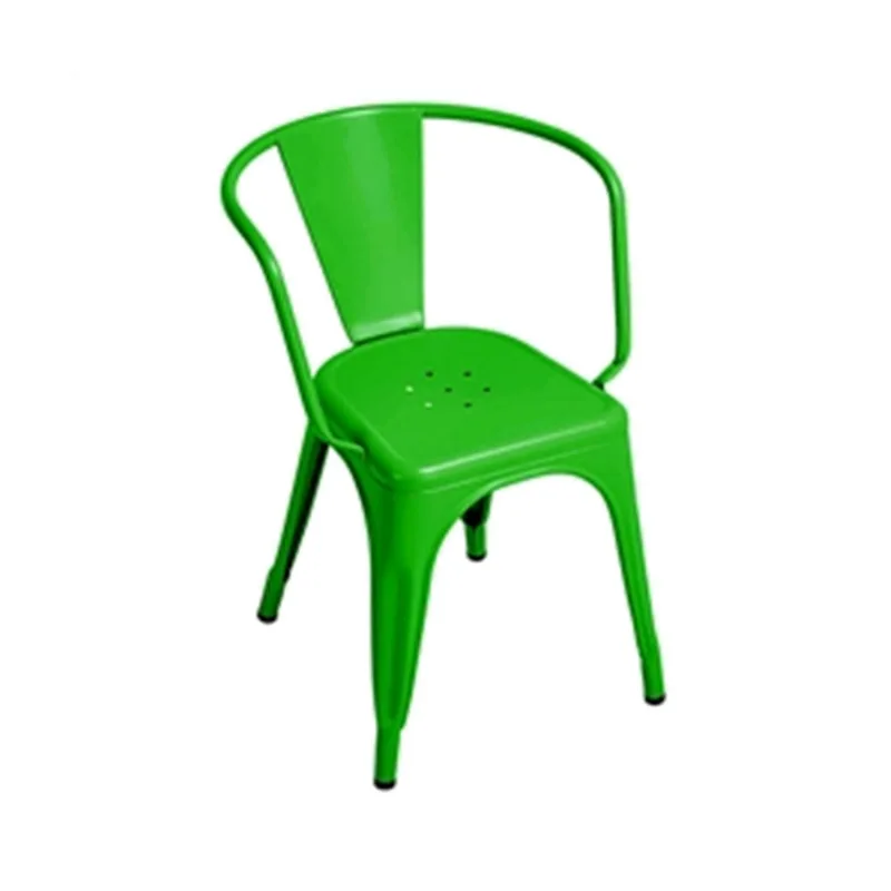 Cadeira Tolix com Braço Verde Bandeira