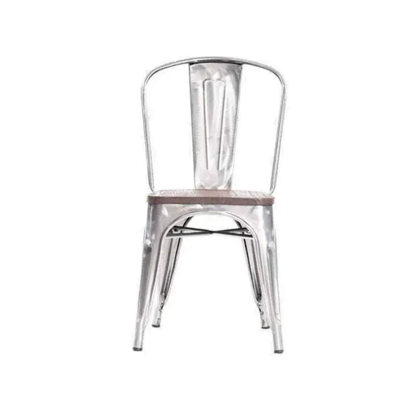 Cadeira Iron Tolix Rustica com Assento em Madreira