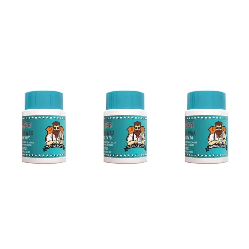 Barba Forte Pomada Modeladora 15g (Kit C-03)