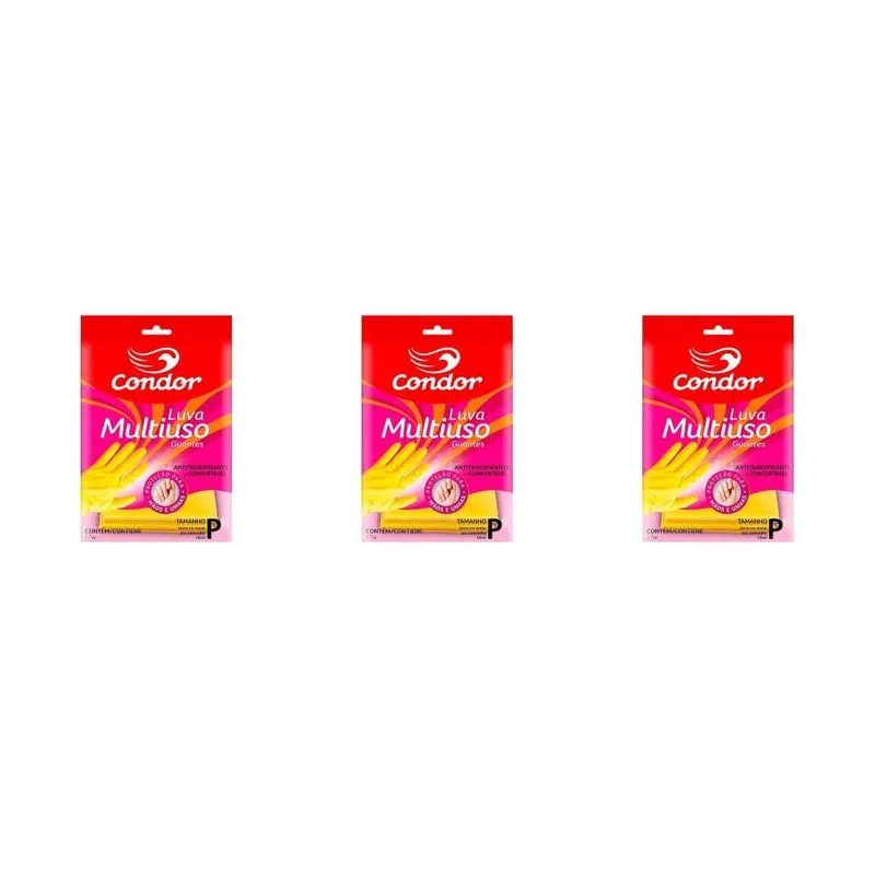 Condor Luvas Multiuso P (kit C-03)