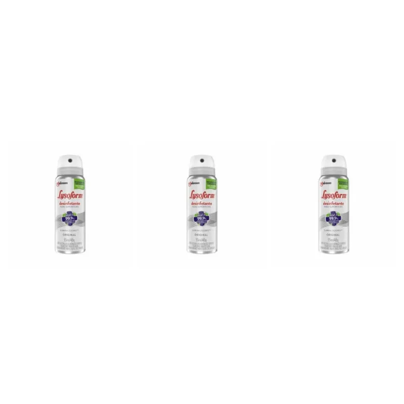 Lysoform Original Desinfetante Aerosol 55ml (kit C-03)