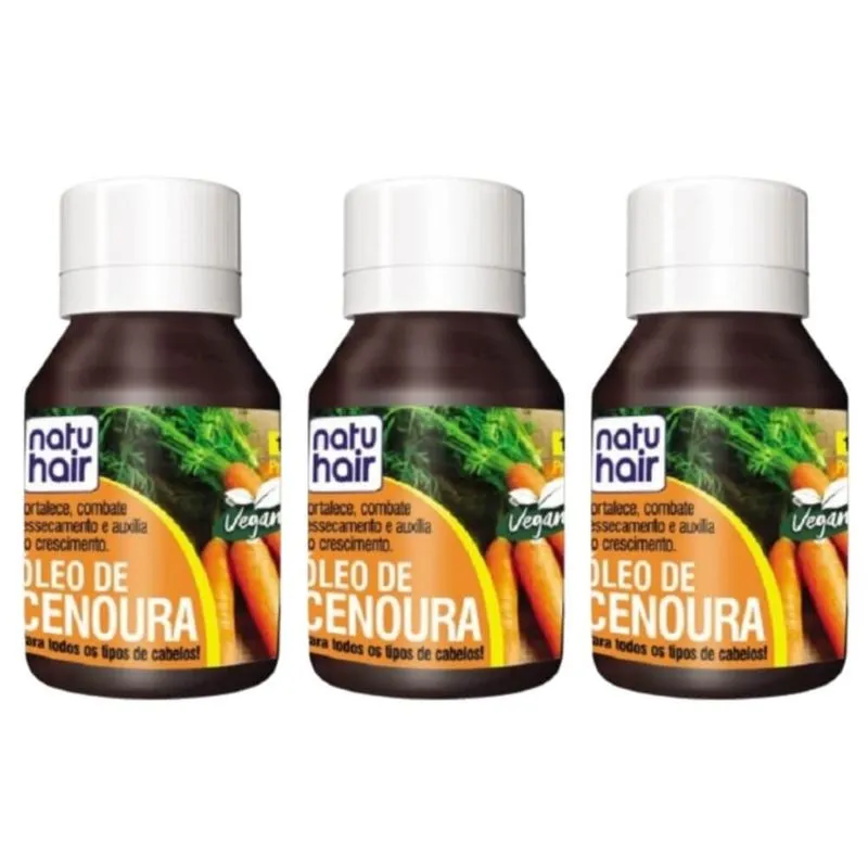 Natuhair Oleo De Cenoura 60ml (kit C-03)