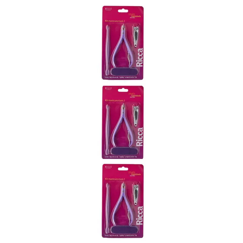 Ricca Kit Manicure 4em1 (kit C-03)